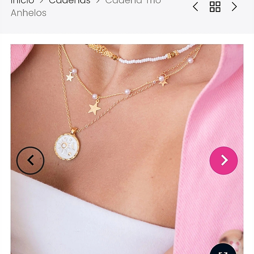Gold-filled necklace.